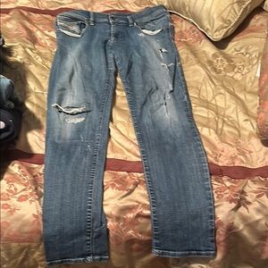 Diesel Distressed Blue Jeans